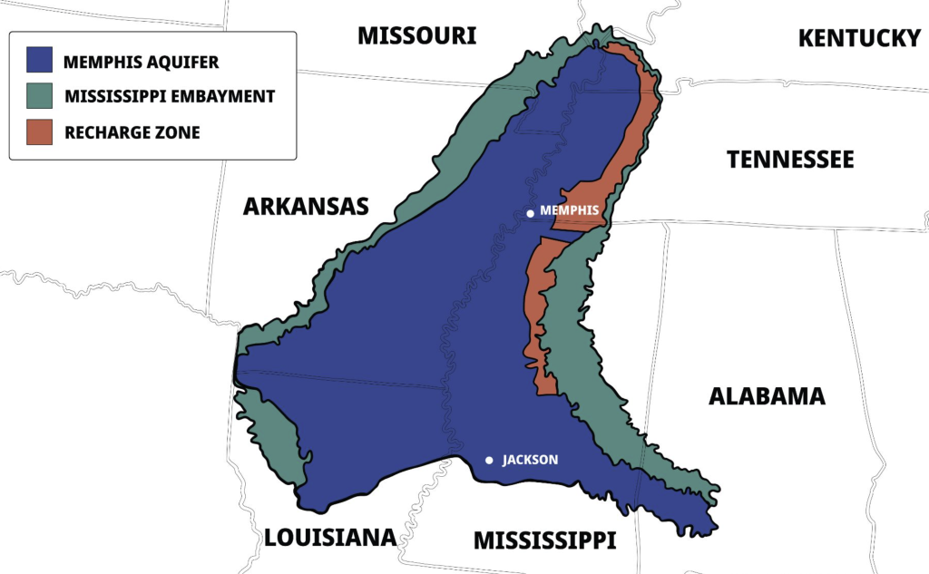 The Memphis Aquifer (Courtesy of Protect Our Aquifer)